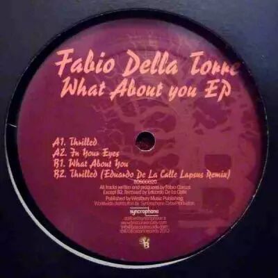 <a href=\'\'>Fabio Della Store</a> - What About You EP - (<a href=\'\'>Eduardo De La Calle</a> Remix)