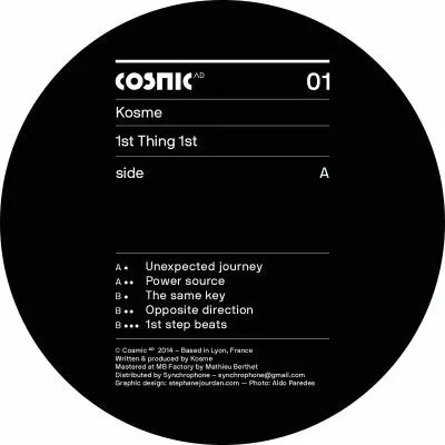 <a href=\'\'>Kosme</a> - 1st Thing 1st