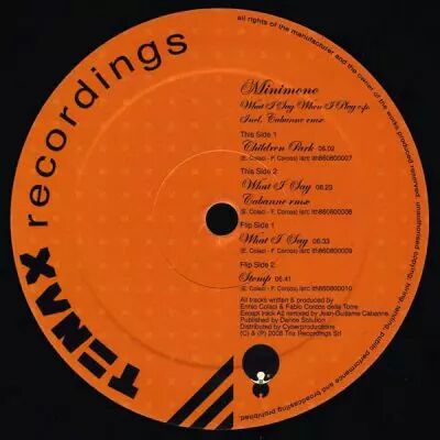 <a href=\'\'>Minimono</a> - What I Say When I Play? EP (Cabanne remix)