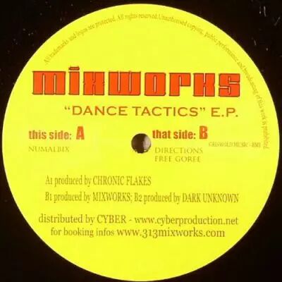<a href=\'\'>Mixworks</a>, <a href=\'\'>Chronic Flakes</a>, <a href=\'\'>Dark Unknown</a> - Dance Tactics Ep