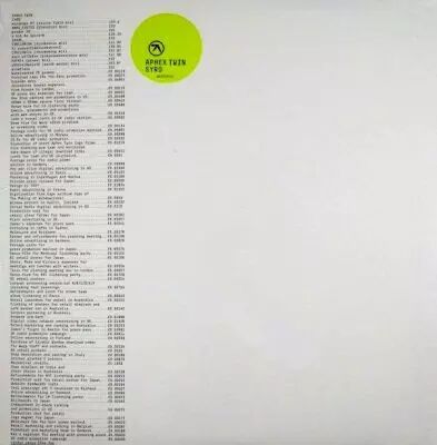 Aphex Twin ‎� Syro 