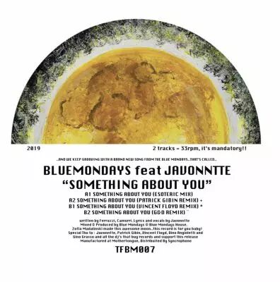 Blue Mondays feat Javonntte � Something about you (Vincent Floyd, Patrick Gibin, G&D Remixes)