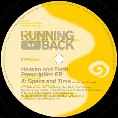 Heaven & Earth - Prescription Ep ( 2020 Repress )