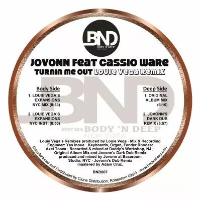 Jovonn - Turnin Me Out Feat. Casioware (inc. Louie Vega Remix)