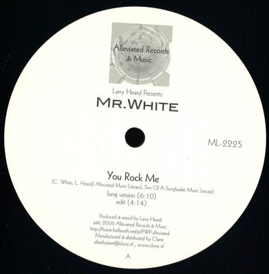 Larry Heard Presents Mr White - The Sun Cant Compare / You Rock Me