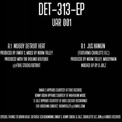 Norm Talley / Omar S / Moodymann - Det 313 EP