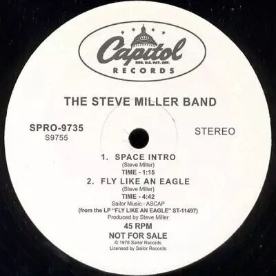 The Steve Miller Band ‎� Space Intro / Fly Like An Eagle / Macho City