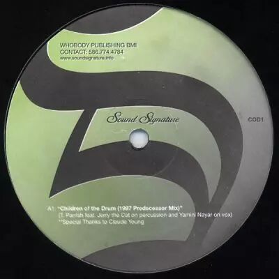 Theo Parrish ‎� Children Of The Drum / I Am These Roots 