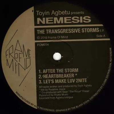 Toyin Agbetu Presents Nemesis - The Transgressive Storms EP 