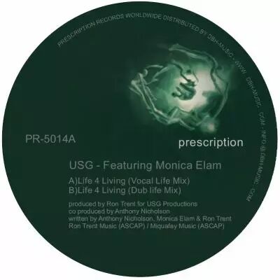USG Featuring Monica Elam - Live 4 Living [reissue]